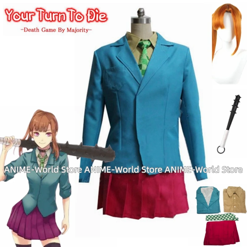 

Game Your Turn to Die Chidouin Sara Cosplay Costume Cute Jk School Uniforms Coat Shirt Skirts Halloween Party Suit Custom Made