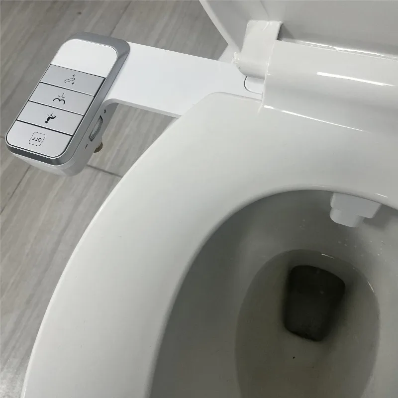 Bidet Attachment for Toilet Ultra-Slim Bidets for Existing Toilets, Non-Electric Bidet Toilet Seat Self-Cleaning