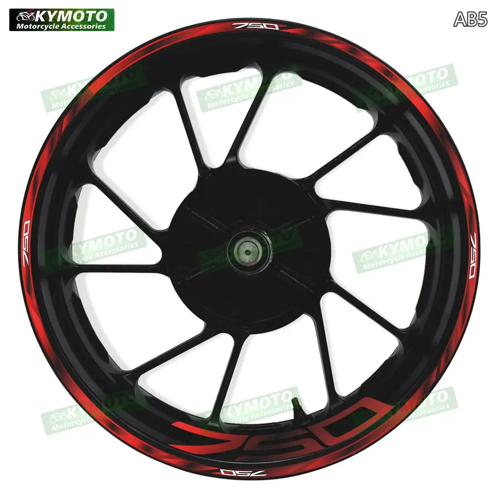 

For Z750 Z 750 motorcycle accessories 17-inch front and rear wheel stickers fairings wheel hub gradient reflective decals