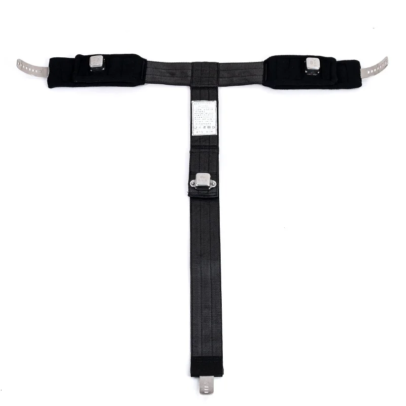 2 Hands T-shaped Feet Resistant Bed Lying Magnetic Restraint Strap set Psychiatric RehabilitationRestless  health care