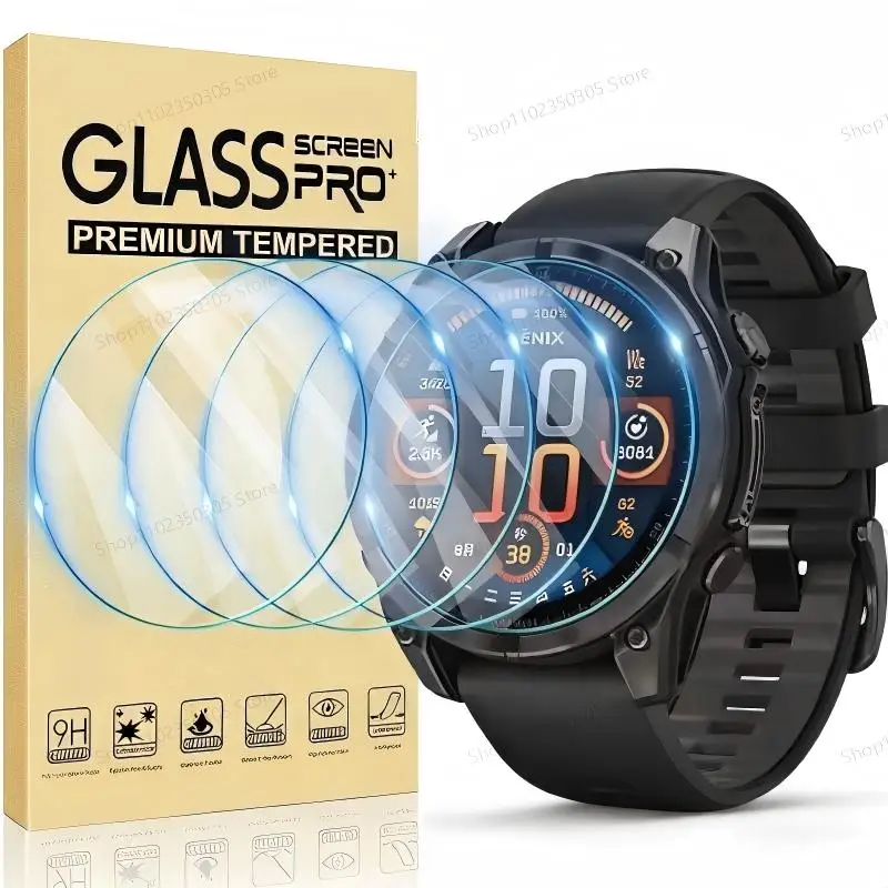 Tempered Glass Compatible for Garmin Fenix 8 51MM 47MM AMOLE