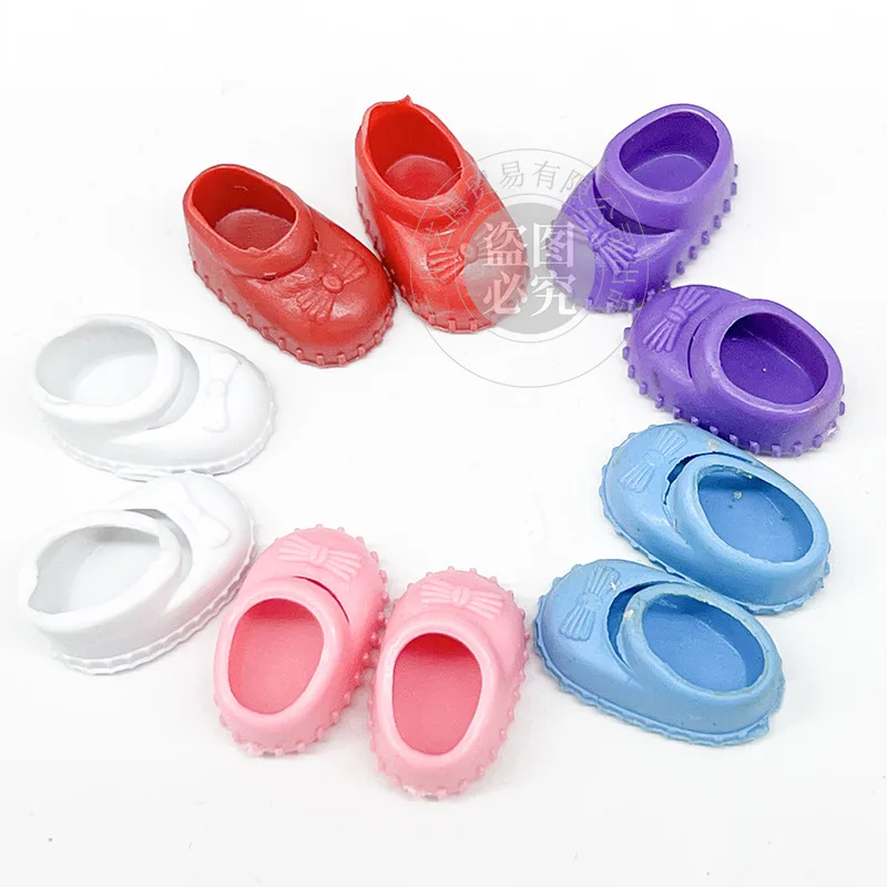5 أزواج 12 سنتيمتر دمية إكسسوارات أحذية كيلي دمية الخلط دمية أحذية أطفال هدية لعبة لون عشوائي