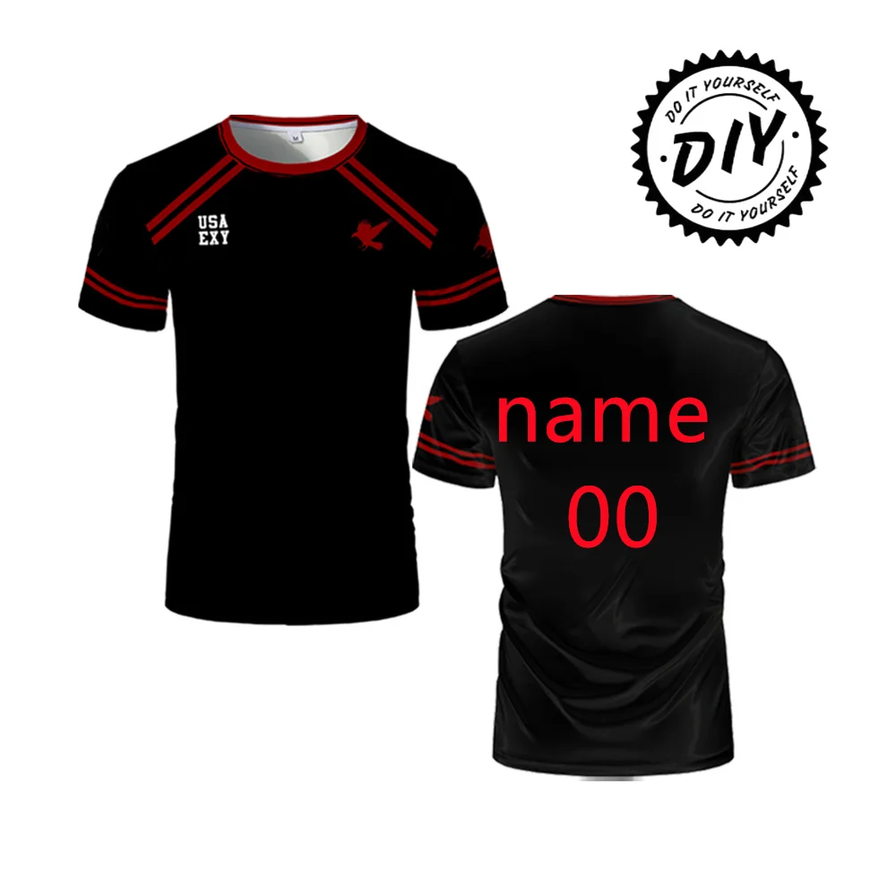 2025 New Custom Name The Foxhole Court Edgar Allan Ravens Jersey Cosplay Riko Moriyama 3D Tshirt All For The Game Kids Uniform
