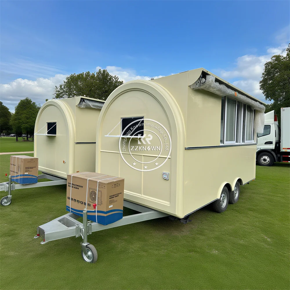 

Fast Food Cart Mobile Kitchen Pizza Shawarma Salad Burger Cart Hot Dog Ice Cream Cart Street Fast Food Trailer For Sale