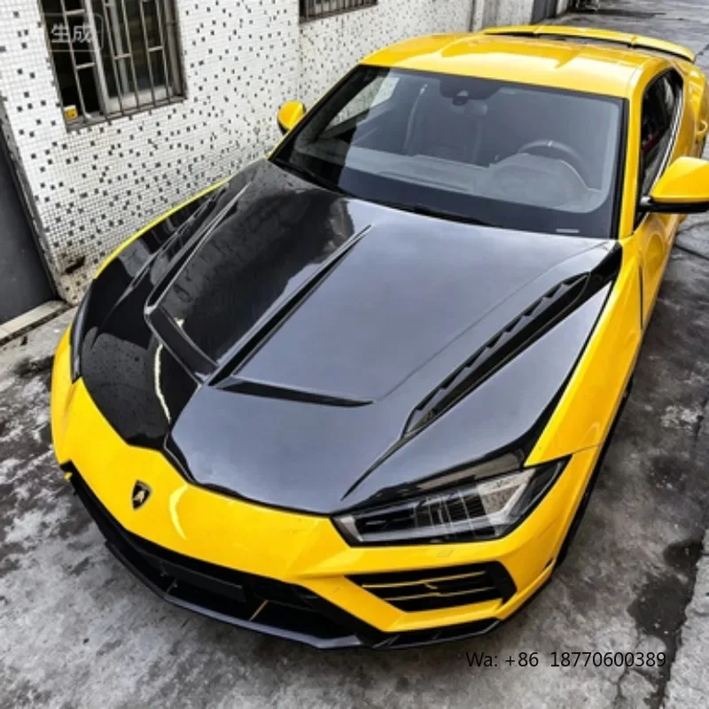 KQX Car body kit for Lamborghini URUS T-Style Hood guaranteed fitment replacement parts Carbon Fiber Modification wholesale