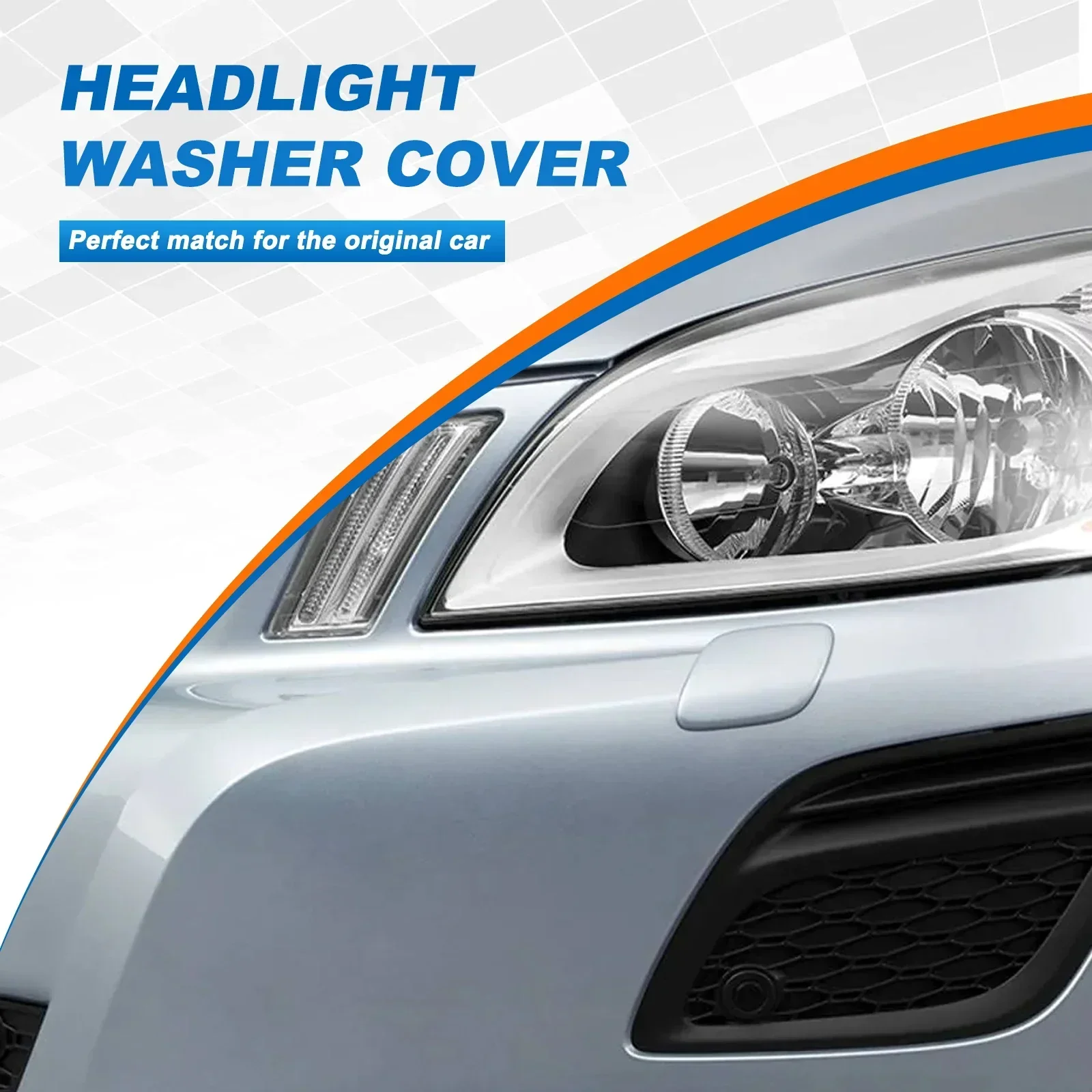 For VOLVO XC60 2009-2013 Front Bumper Headlight Washer Cover Accessories 30763410 30763411