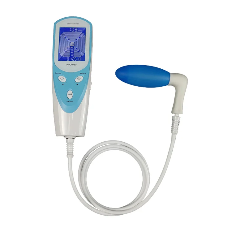 Manual Perineometer Vaginal Detector Device Perineal Contraction Force Meter for Postpartum Rehabilitation Exercises Urinary