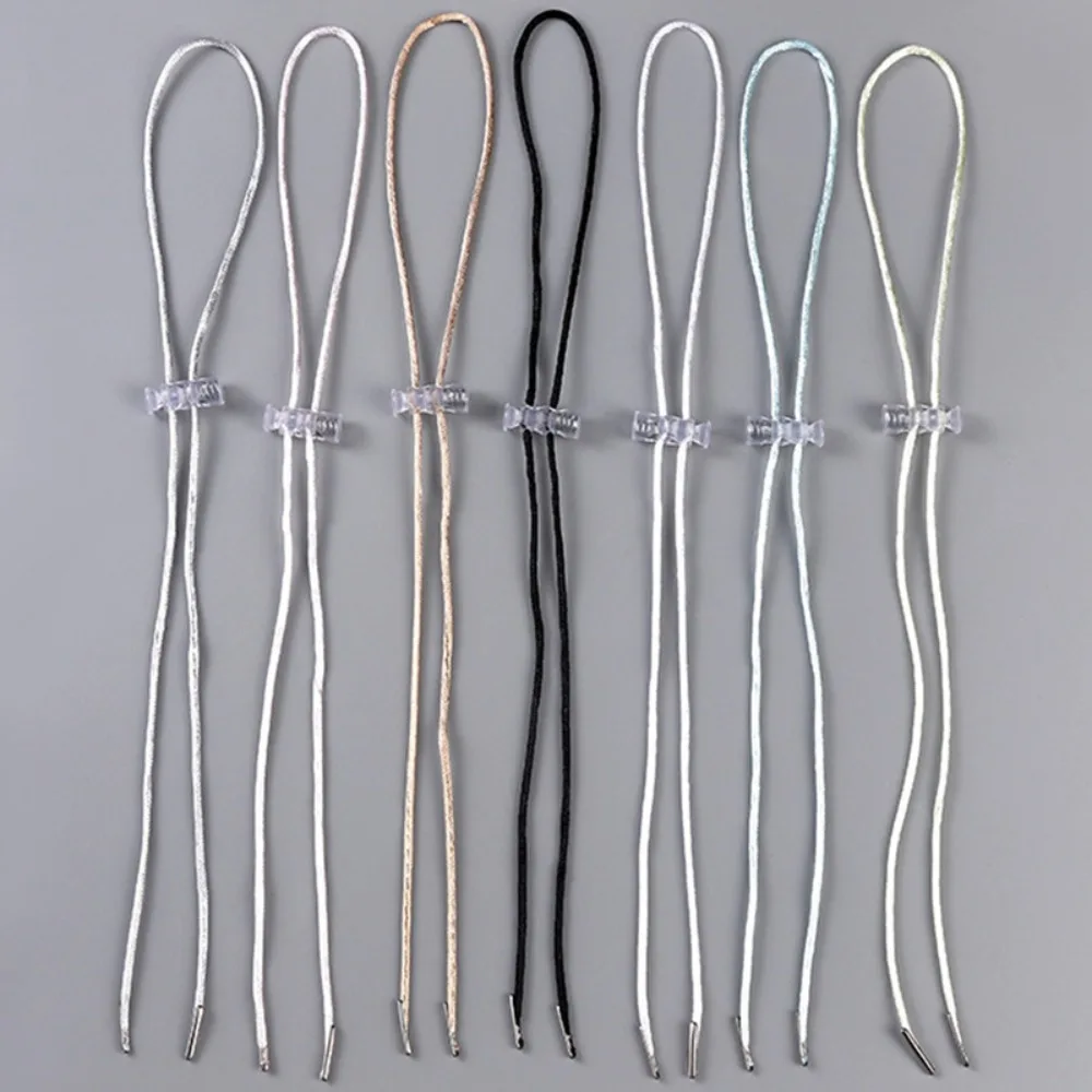 Anti-lost 10PCS Removable Hat Chin Cord Straps Adjustable Cord Fasteners Windproof Rope Sun visor Bucket Hat accessories