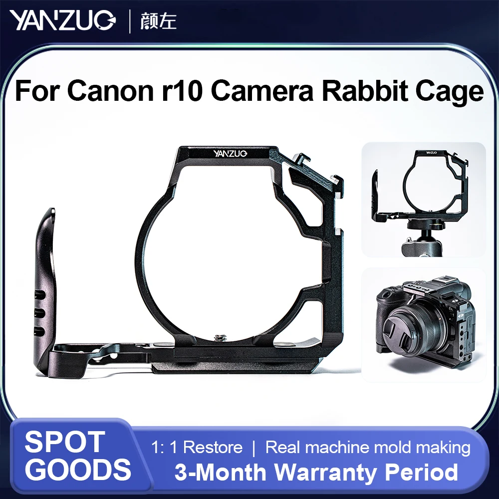 Hot Selling Aluminum Alloy Bracket for Canon R10 Camera SLR Rabbit Cage Camera Photography Expansion Protection Frame