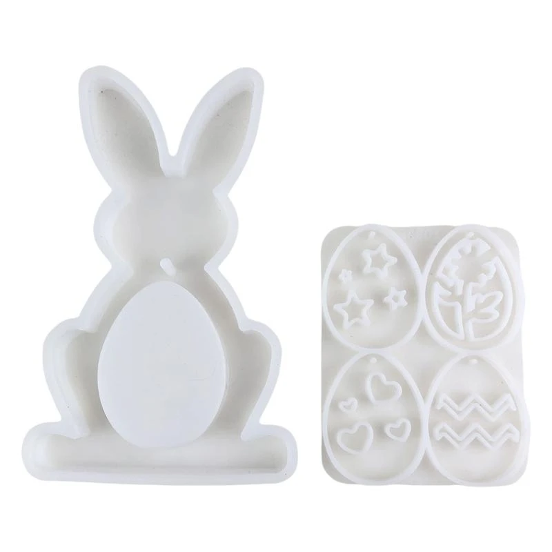 

Reusable Silicone Craft Mold For Making Rabbit And Hanging Eggs Crafts