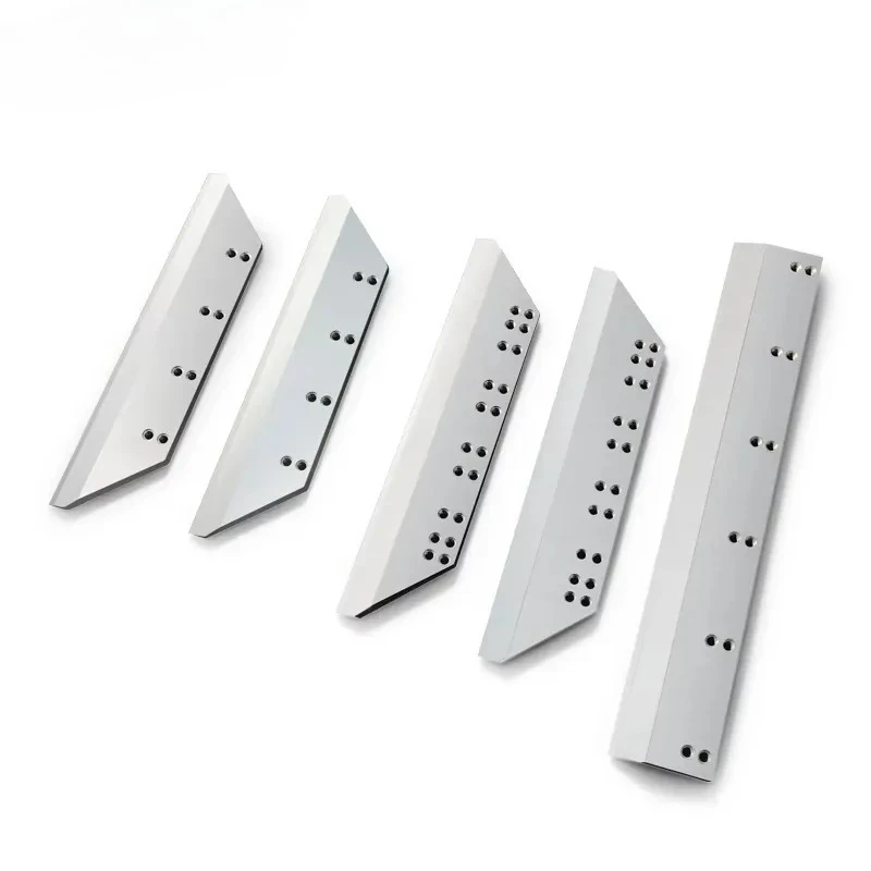 Three Knife Trimmer Blade Set for Wohlenberg A43 45I 56I Muller Artini DS3672 3671 Kolbus HD49 FD49 Front Side Knife