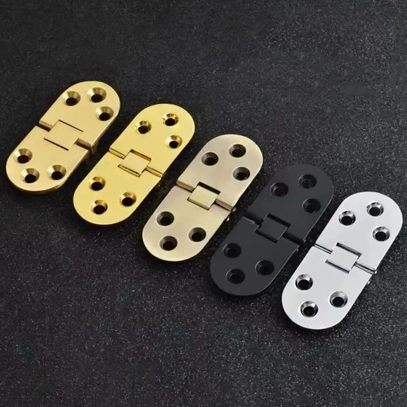 Brand New 8PCS Zinc Alloy / Brass Folding Flap Hinges Dinning Table Wood Cases Hidden Hinges Folding Cabinet Door Hinges