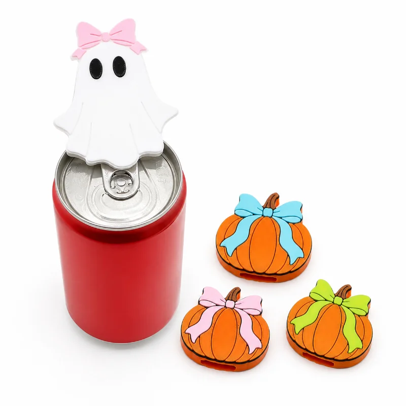 Pumpkin & Ghost Soda Can Opener, Easy Pull Tab Remover For Beer Pop Cans, Fun Table Decor, Reusable Holiday Drink Tool