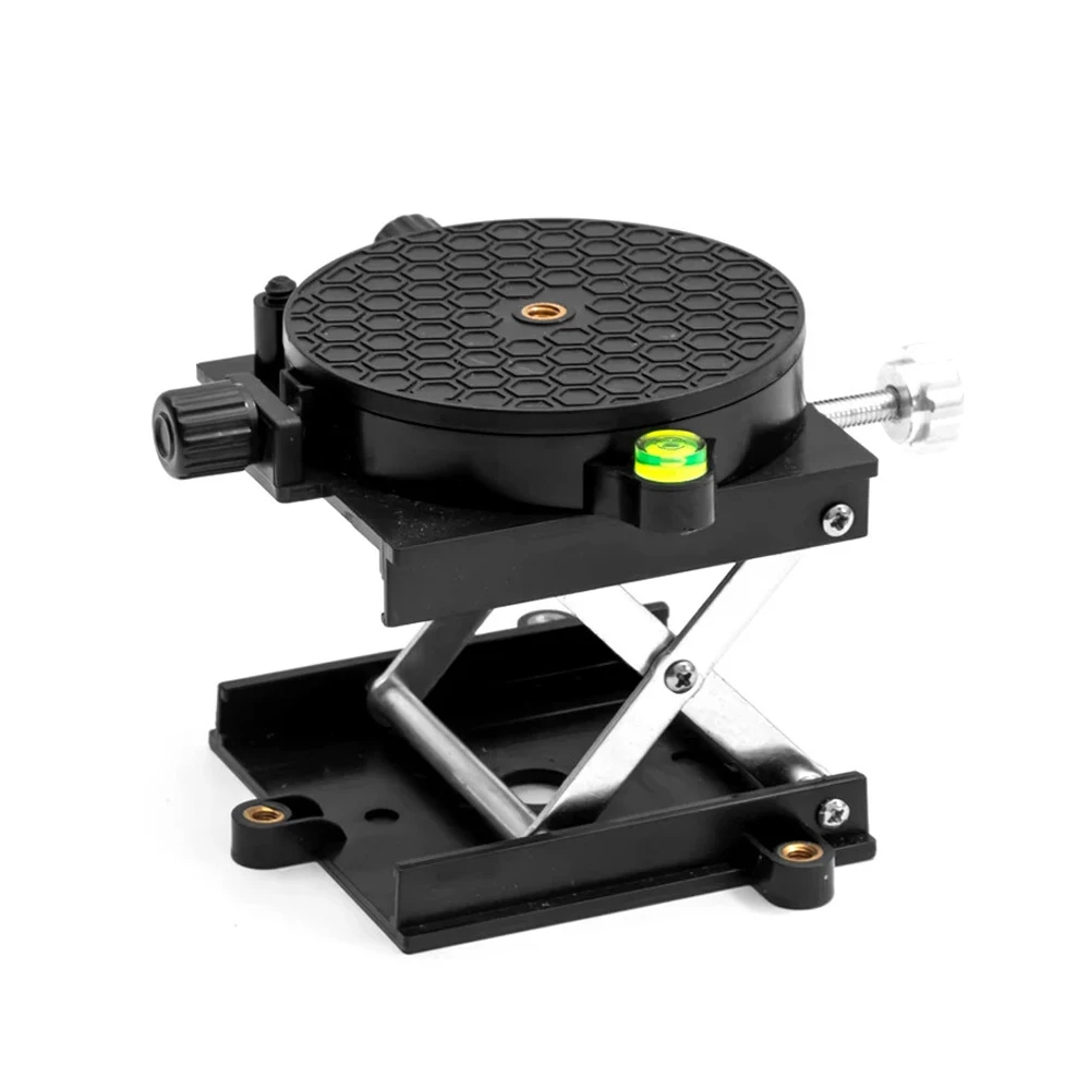 Laser Level Bracket Lab Lift Platform Universal Laser Level 90mm Adjustable Lift Stand rotatable 90*90MM