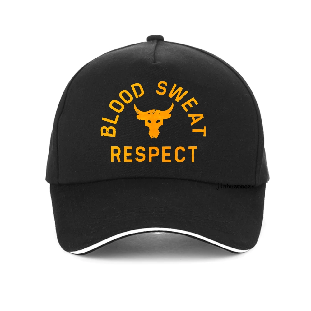 

Men Project Rock Blood Sweat Respect Graphic baseball cap Fashion Casual Breathable unisex snapback hat outdoor sun sport hats