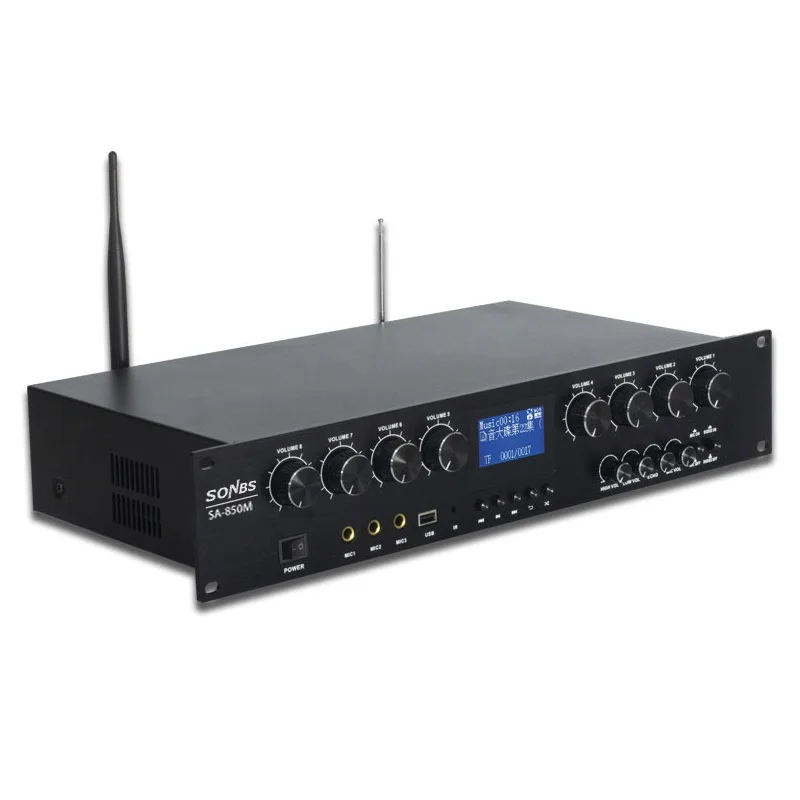 

Professional Power Amplifier With Usb Standard Broadcasting Amplifier SA-850M Professional Audio