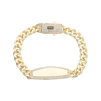 फ़्री शिपिंग आइटम नई आइस बकल रोप चेन हाई क्वालिटी ब्रास प्लेटेड 14K गोल्ड मोनाको ब्रेसलेट पुरुषों और महिलाओं के लिए ज्वेलरी 8 best sales 14k सोने का कंगन - №7