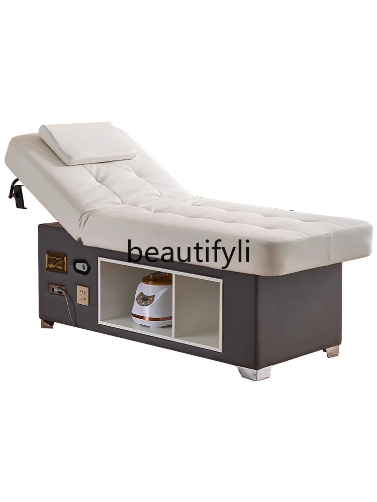 

High-grade electric beauty bed lifting multi-function constant temperature heating massage massage spa treatment bed