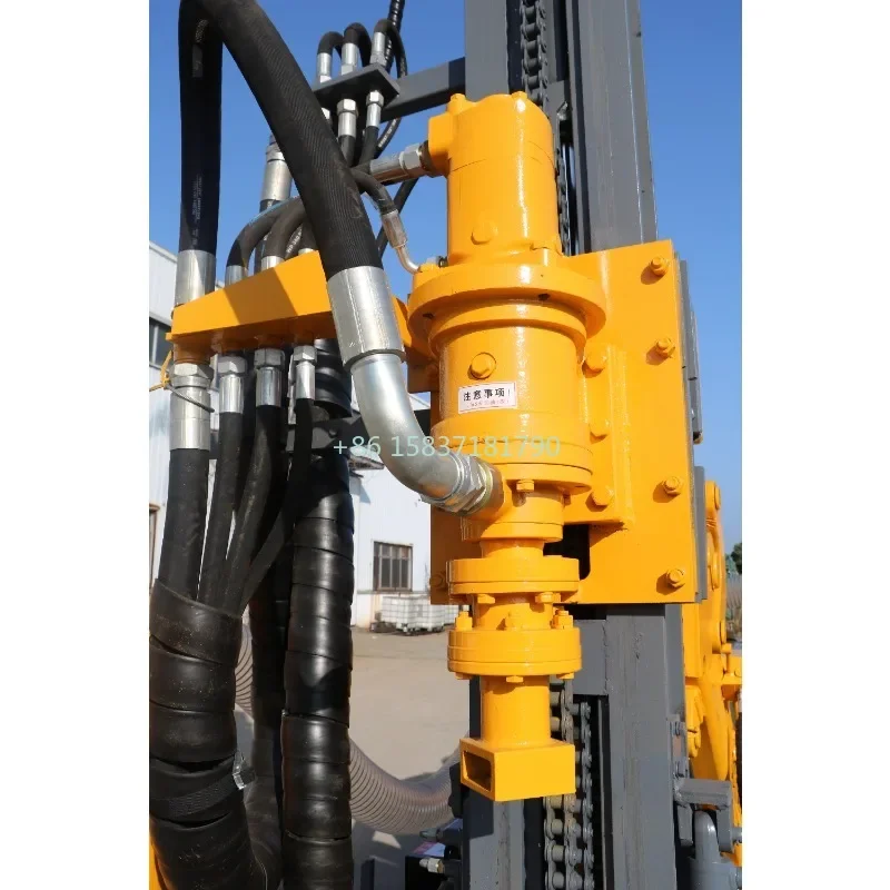 Down The Hole Drilling Rig Hydraulic Split Open-pit Crawler Well Drill Rig Machine Depth 30m DTH Drill Rig with Dust Collector
