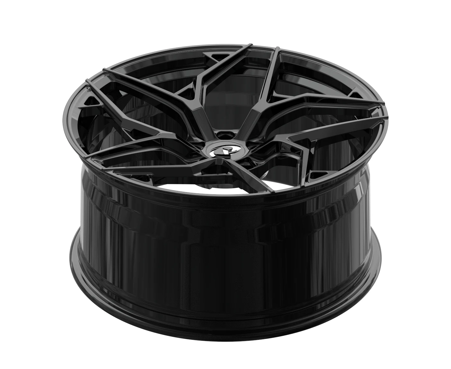 for PengQi PQ023 Ten Spoke Silver Monoblock Forged Aluminium Alloy Wheel 20x8.5 Universal Fitment Replacement Car Wheel