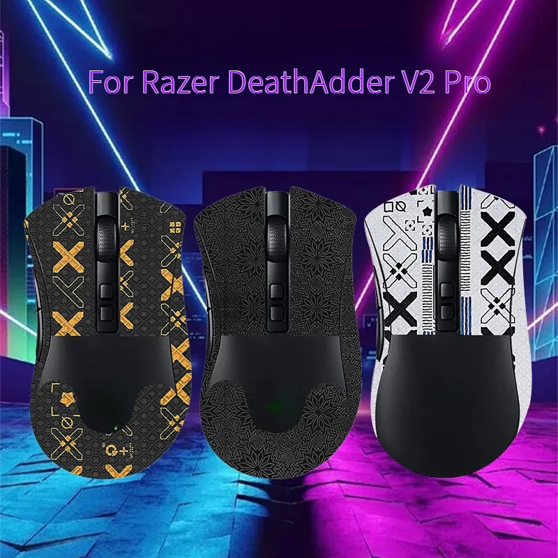 For Razer DeathAdder V2 Pro Anti-slip Grip Tape & Sweat-absorbent Sticker Film