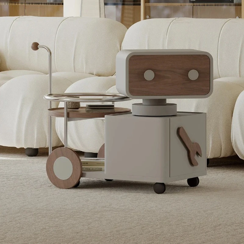 

Organizer Modular Night Table Luxury Beauty Elegant Portable Nightstand Storage Modern Mesa De Noche Lounge Suite Furniture