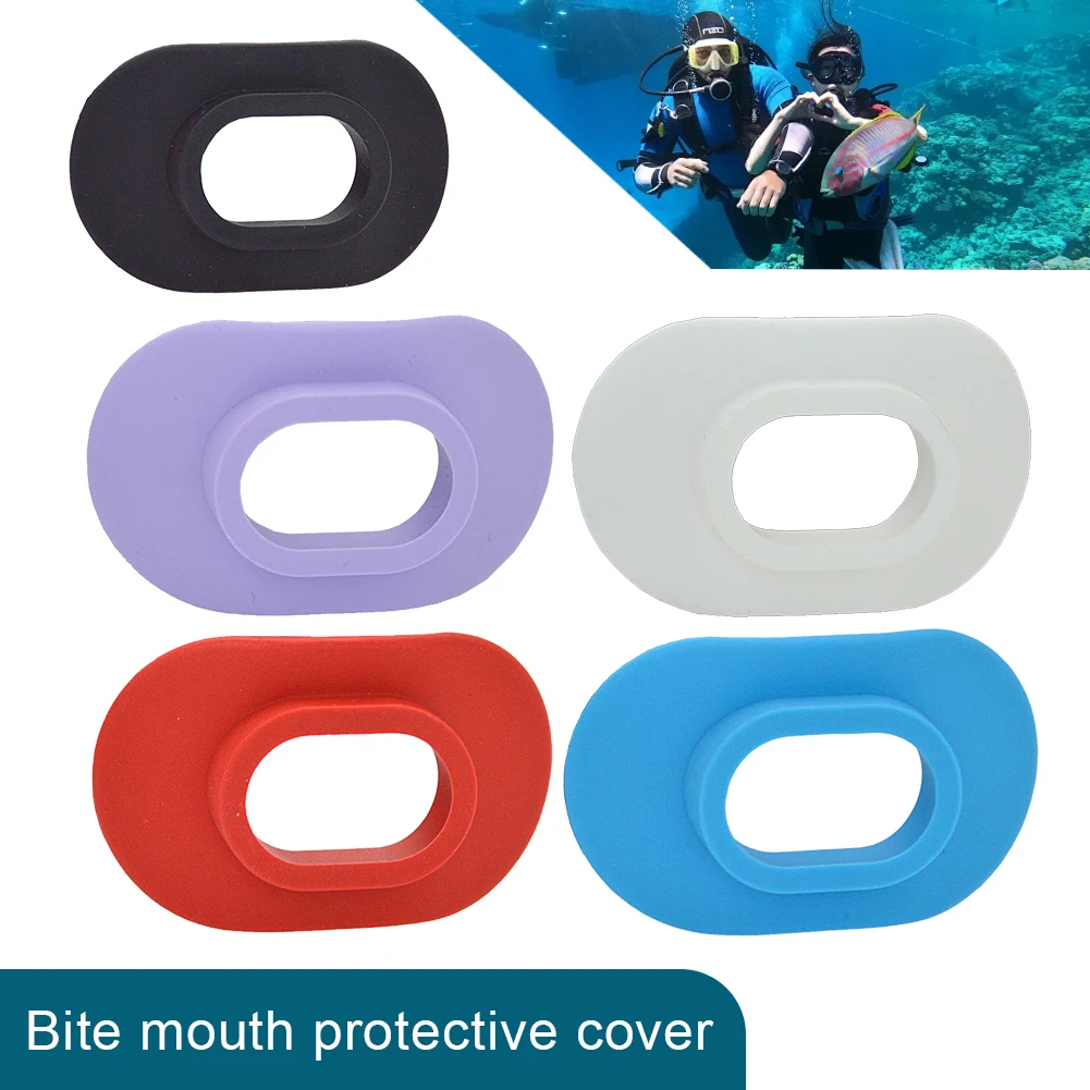 Soft Silicone Snorkel Mouthpiece Lip Protective Cover Lip Protective Cover Breathing Tube Accessories for Scuba Diving