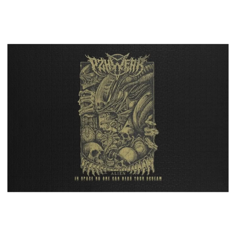 

Alien - Xenomorph Jigsaw Puzzle Wooden Name Personalized Photo Gift Puzzle