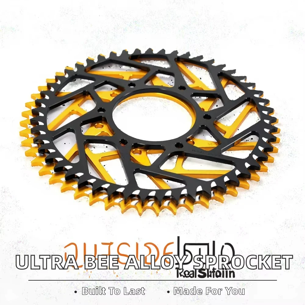 Electric Dirt Bike Parts Custom Self Cleaning Stainless Steel 520 Chain Rear Sprocket 46T-60T New 6 Months Warranty Motorcycle