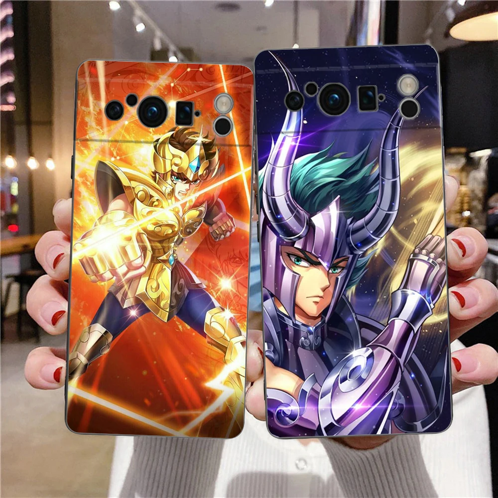 Saint Seiya Knights Of The Zodiac Phone Case Cover for Google Pixel 8 7 6 7A 6A Pro 5G Shockproof Silicone 9 8 Pro XL 5G Shell