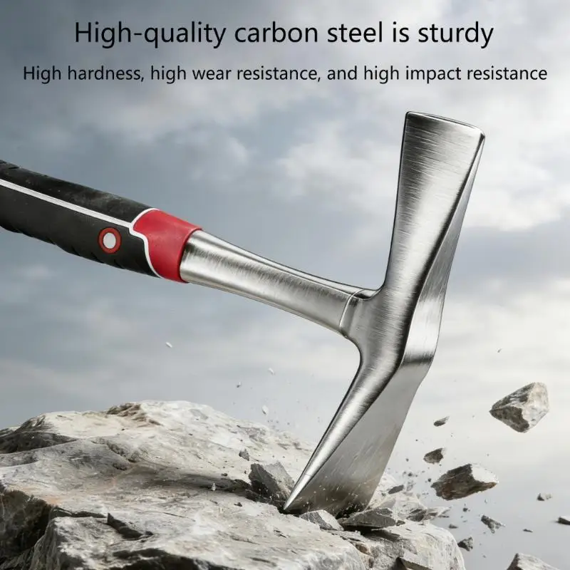 Heavy Duty Double Function Pick Brick Hammer For Landscaping Firewood Tool 