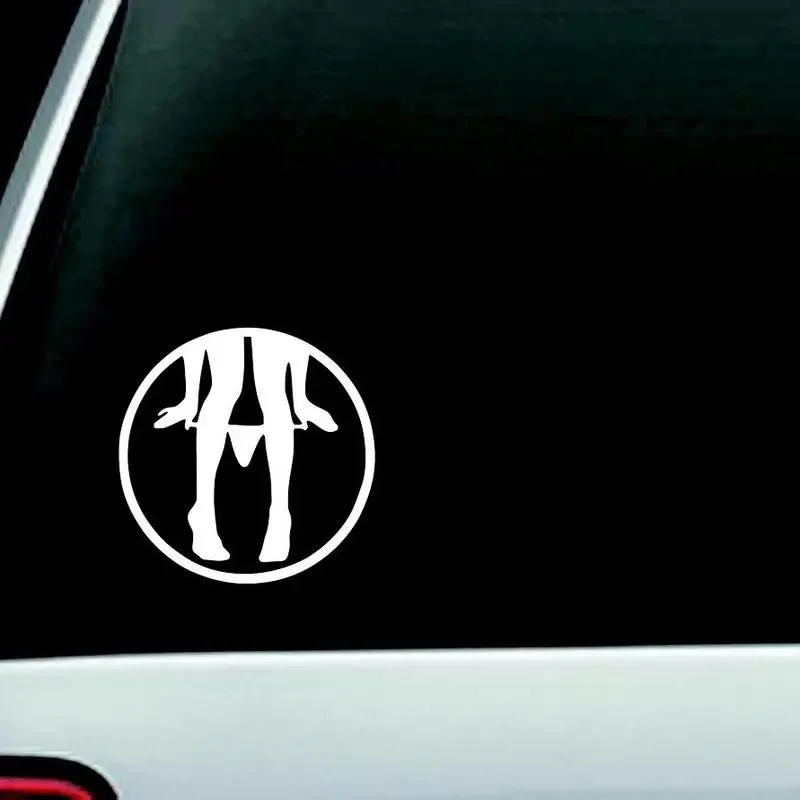 3pcs Matte Black Panty Dropper Decal Funny Car Vinyl Sticker Euro JDM Racing Window Turbo Stickers