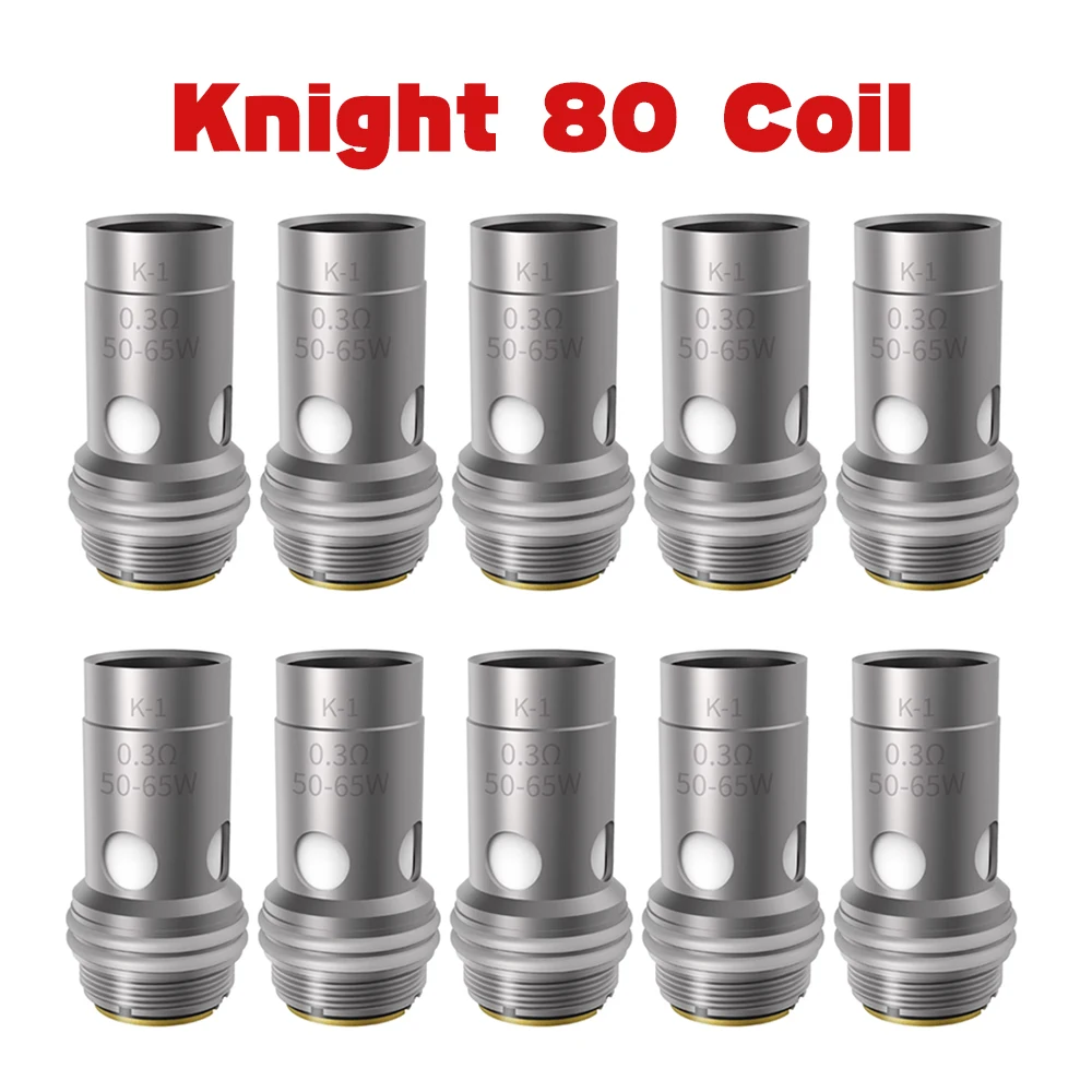 

10PCS Knight 80 Coil K1 0.3ohm Mesh Coils for Kinght 80 K1 Pasito II Replacement Pod System Kit