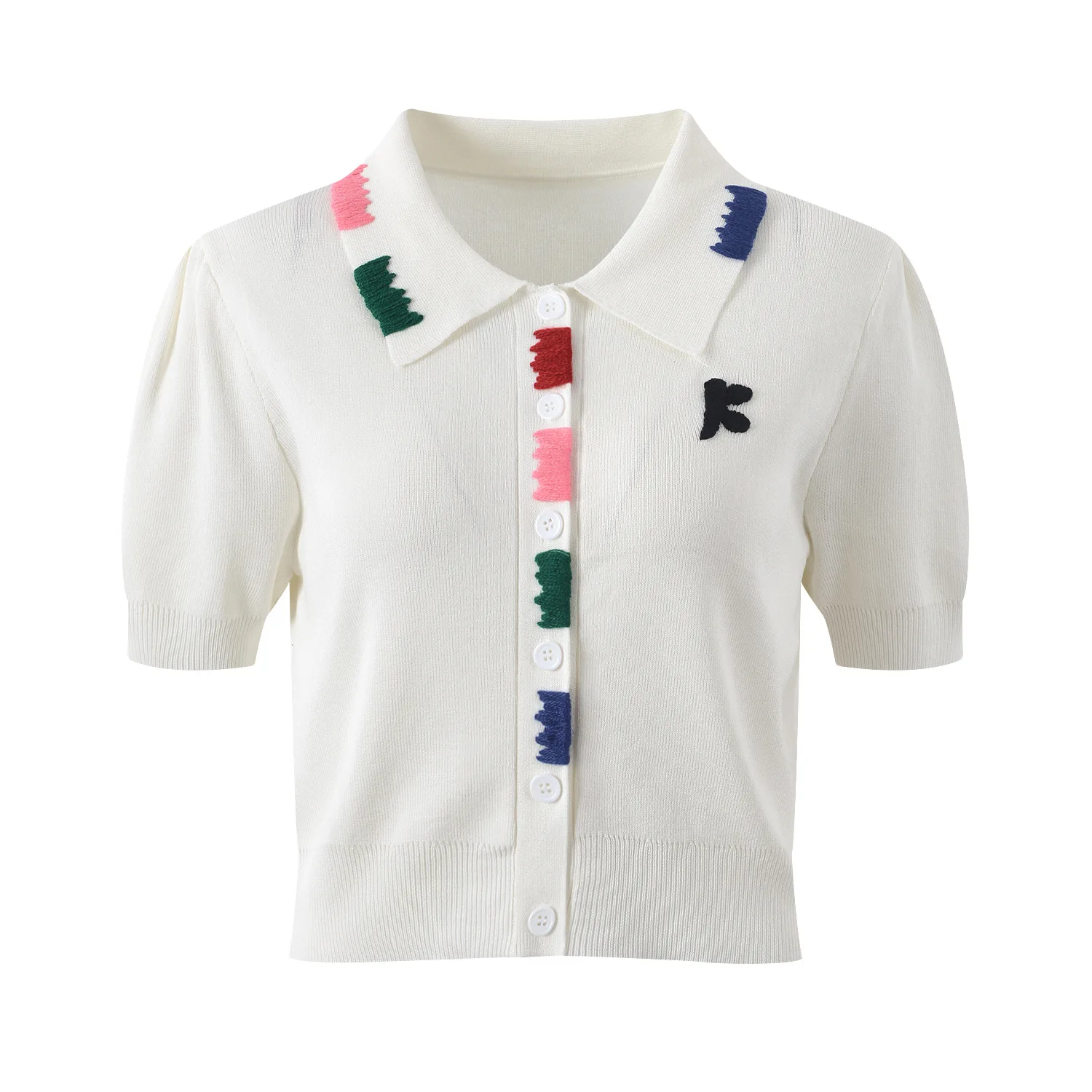 

Sweet Sle ort Sve Ne Вязаный топ Цвет Blo Design Ледяной шелк Материал Лето Новое поступление Вязаные манжеты с затяжкой