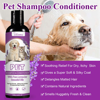 Shampoo Conditioner for Dogs and Cats, Odor Anti Mite Cat Shower Gel, Softening Kitten Body Wash, Dry Itchy Skin Relief Pet Hair