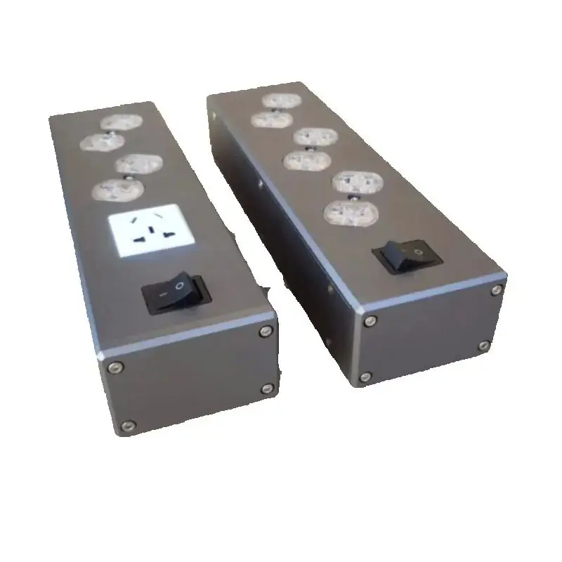 High end all aluminum alloy plug-in speaker HIFI chassis, American standard aluminum box, DIY power socket chassis