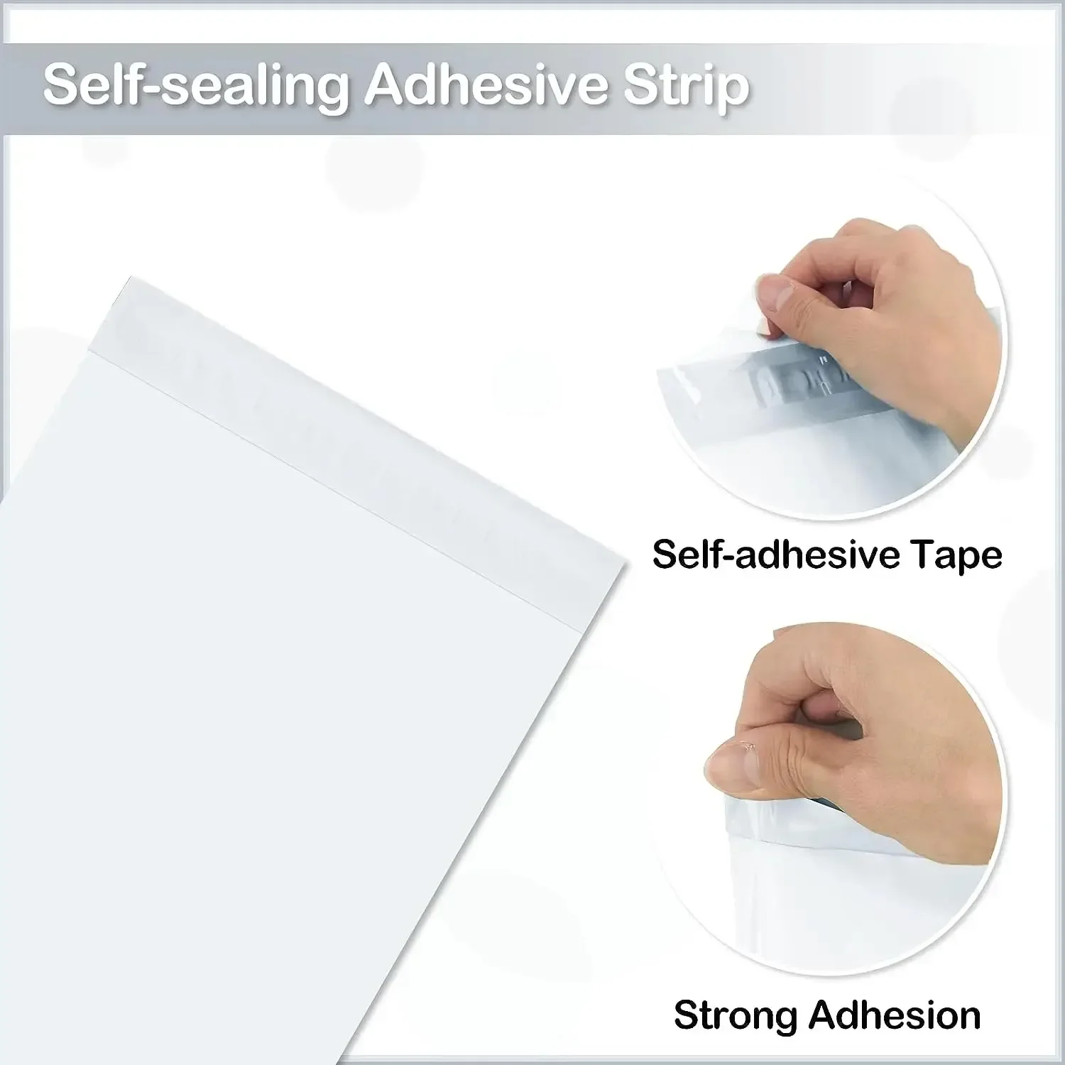 100pcs Self-Adhesive Sealing Express Logistics Mailing Waterproof & Dustproof Packaging Bag, Gift Packing & Shipping Bag