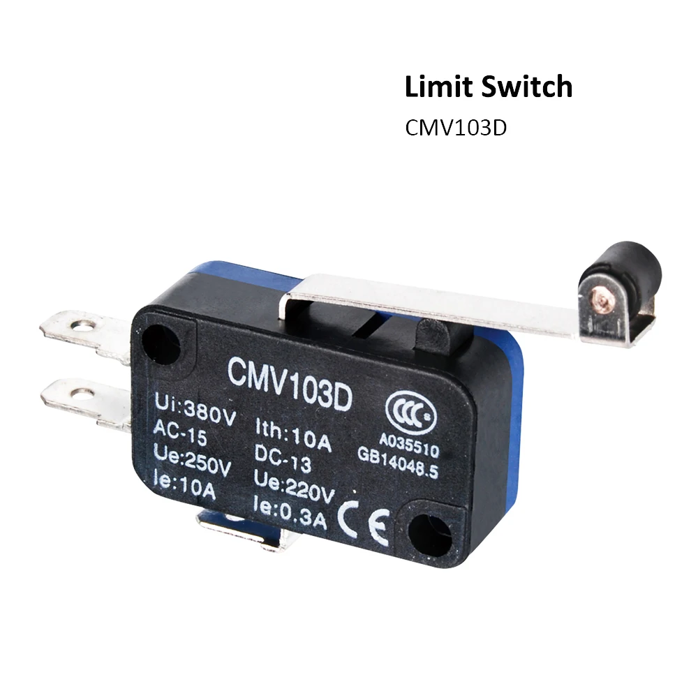 HAOJIAYI High Quality Small Limit Switch CMV103D Momentary Micro Switch Long Handle for CO2 Laser Cutting machine