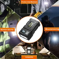 MINI USB Rechargeable LED Flashlight Portable Tail Magnet Flashlight Super Bright Camping Lantern Side COB Emergency Light 6
