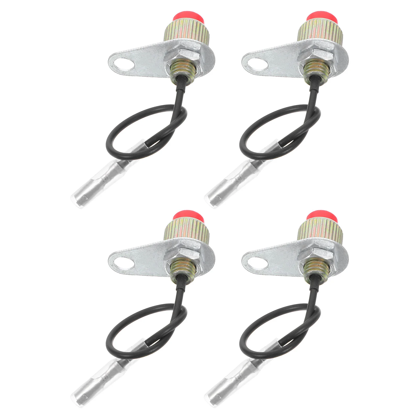 4 Pcs Switch Mower Control Replacement Garden off Stop Component Copper Lawnmower Part