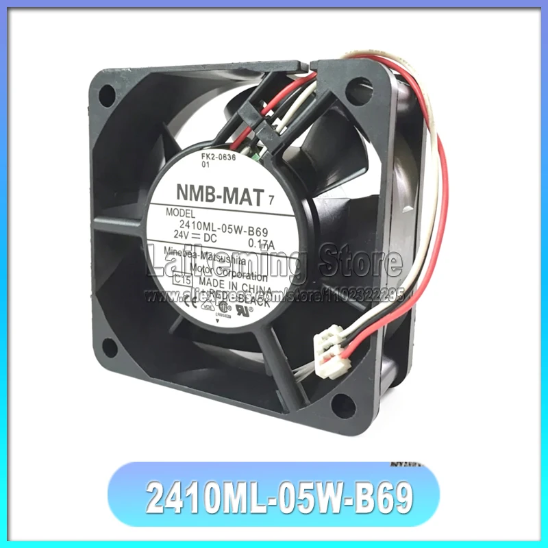 

100% новый 2410ML-05W-B69 3-проводной 24VDC 0.17A 60*60*25MM для вентилятора охлаждения NMB-MAT в наличии, быстрая доставка