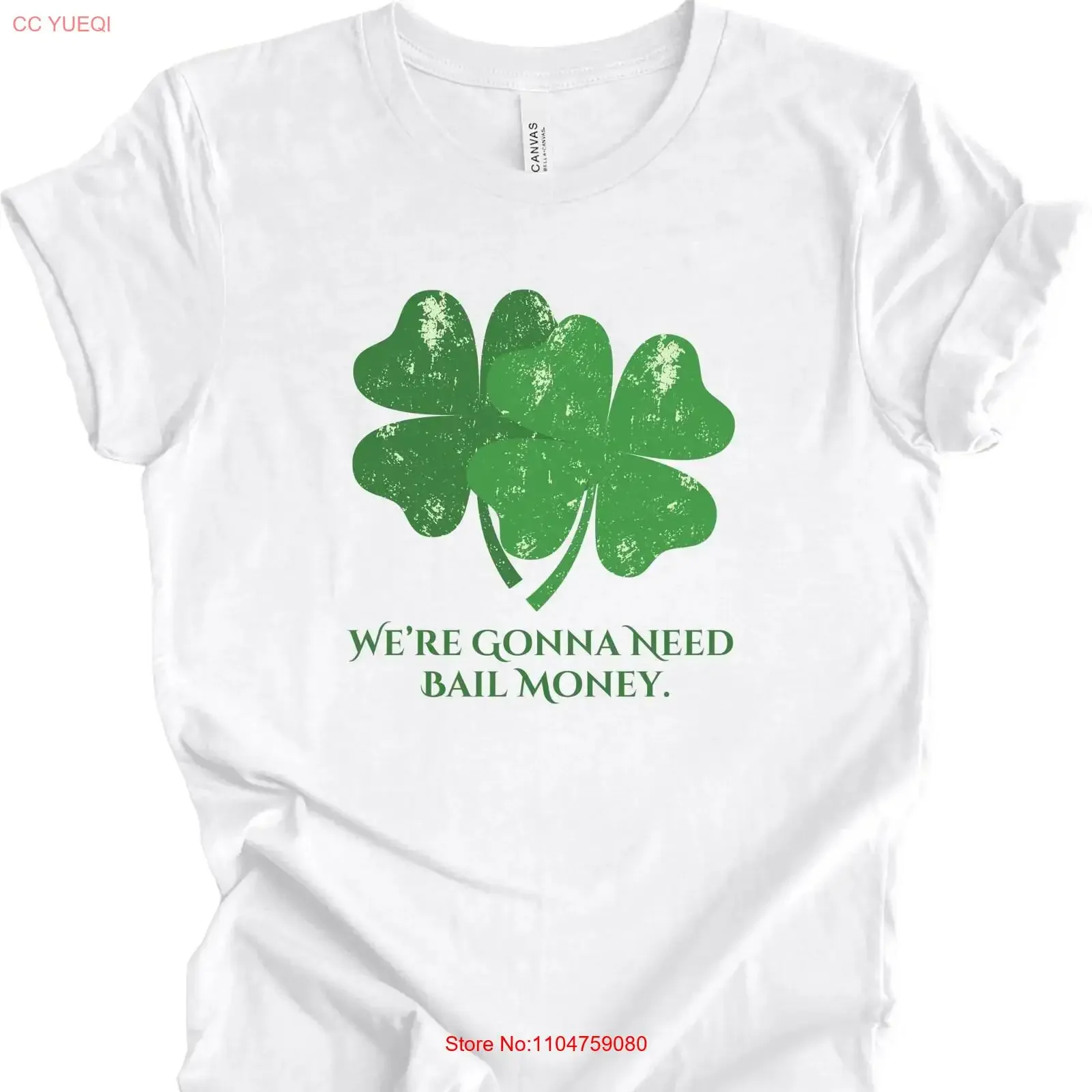 T Shirt St Patricks Day Green Clovers Lucky Shamrock Funny Irish Paddys Bar Holiday Top vintage Washed Stylish Soft