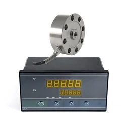 Load Cell Sensor with Indicator Display,Spoke Type Load Cell Test Compression Force Weight Pressure for Scale Automate