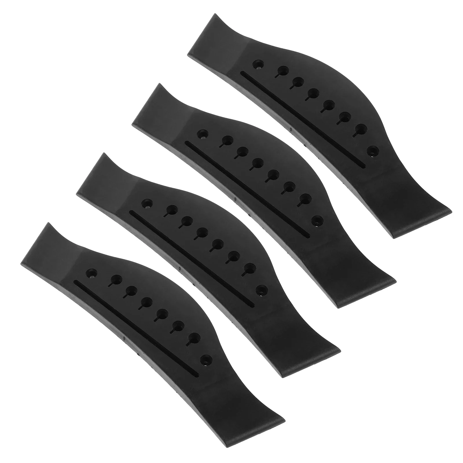 

4pcs Acoustic Bridge Pins Replacement Durable Bridge Saddle Set For 6 String Guitar Parts Bone Nut Saddle Guitar Bridges Upgrade