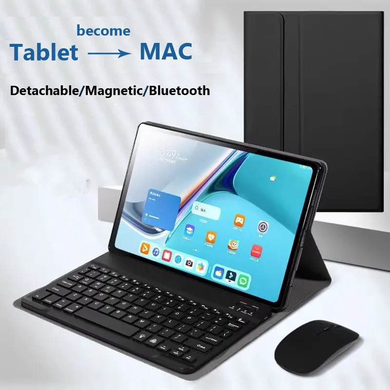 

Чехол для Lenovo Legion Y700 8,8 дюйма 2025 4th TB322FC Y700 3-й TB321FU Y700 2-й первый кожаный магнитный съемный чехол-клавиатура и мышь
