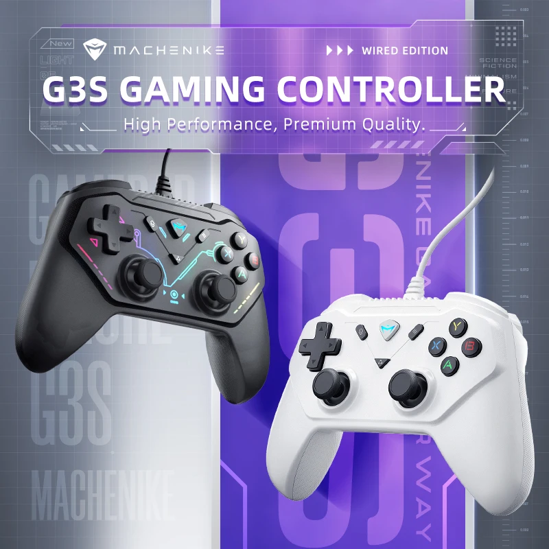 Gaming Controller Wired Gamepad Machenike G3S Joystick Applies to PC Android Steam