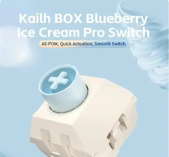 Kailh BOX RGB arándano helado Pro Switch lineal 40g carcasa POM