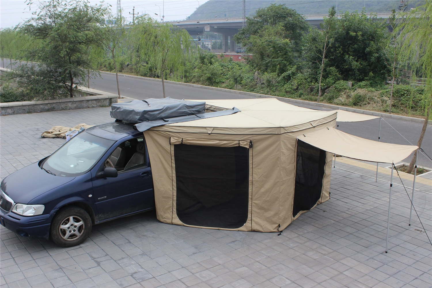 

Outdoor caravan Offroad Car Roof Plus fox Wing Retractable Car Side Wing Grad Markise 4x4 Degree 270 Tent Awning