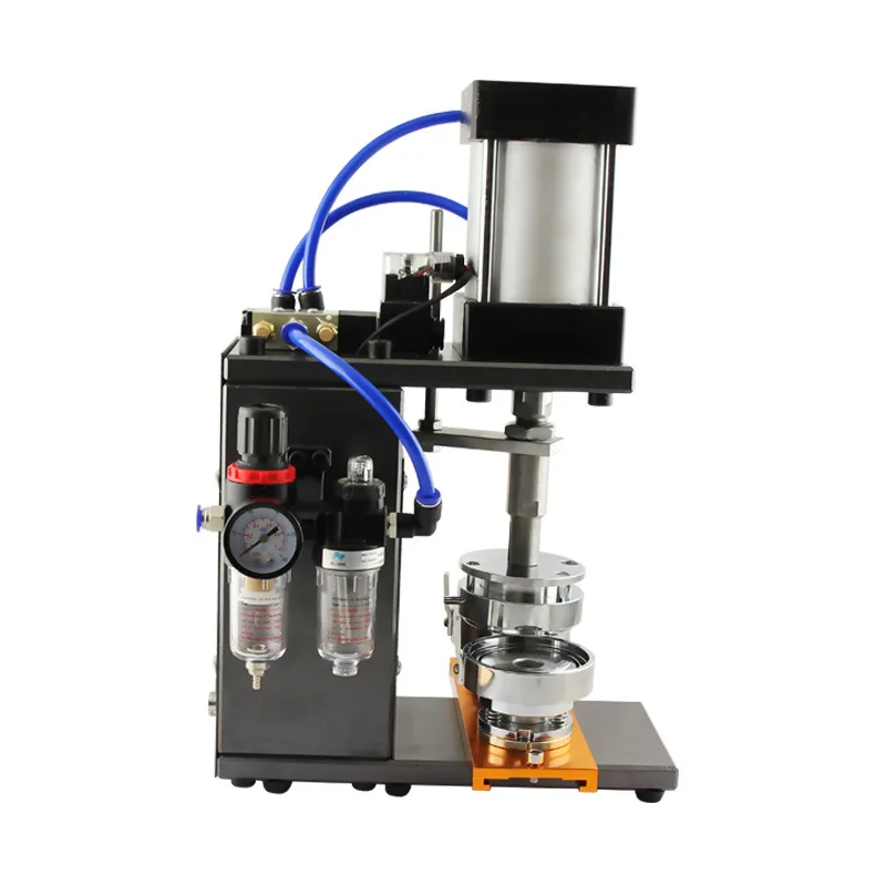 New Condition Semi-Automatic Pneumatic Badge Button Making Machine Gift Pin Punching Press
