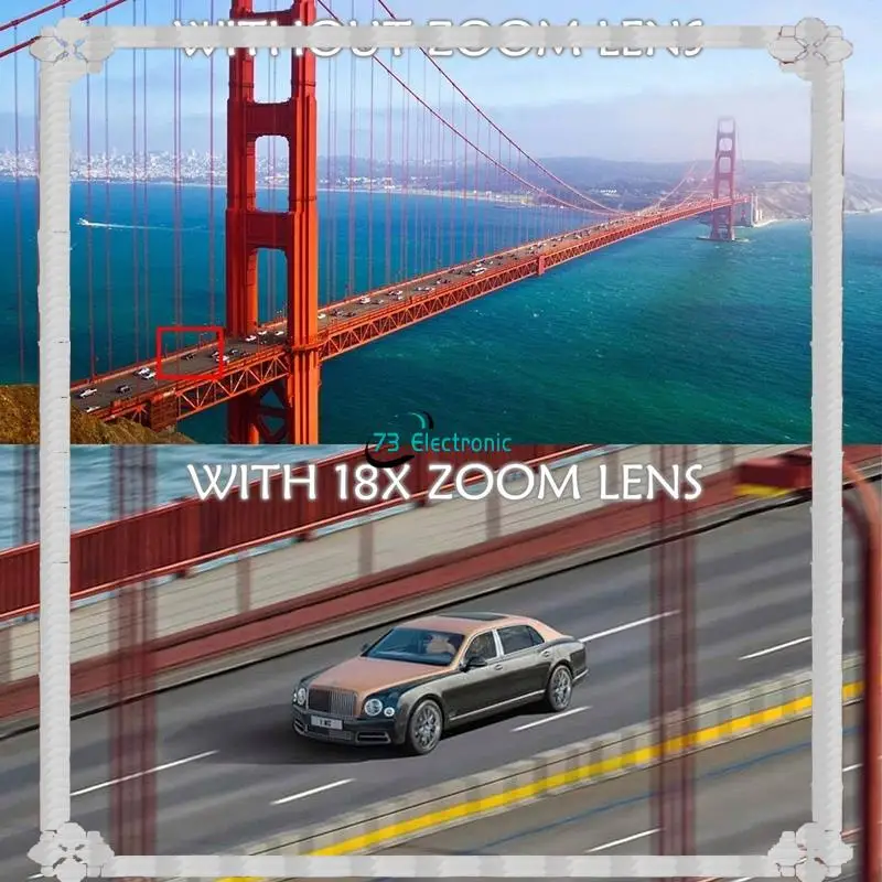 24-Hour Delivery Apexel Universal 18X25 Monocular Zoom Hd Optical Cell Phone Lens Observing Survey 18X Telephoto Lens With Tripo